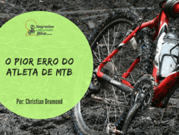 Pior erro do atleta de MTB